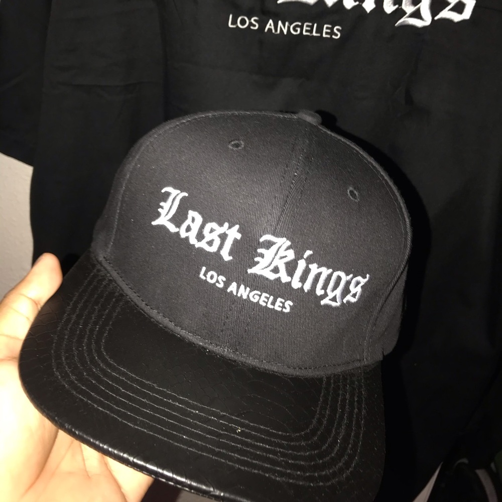 Last Kings Strapback Hat (Black/White)